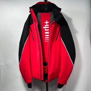 rh+ Men's Logo II Jacket in Red and Black XXL 48